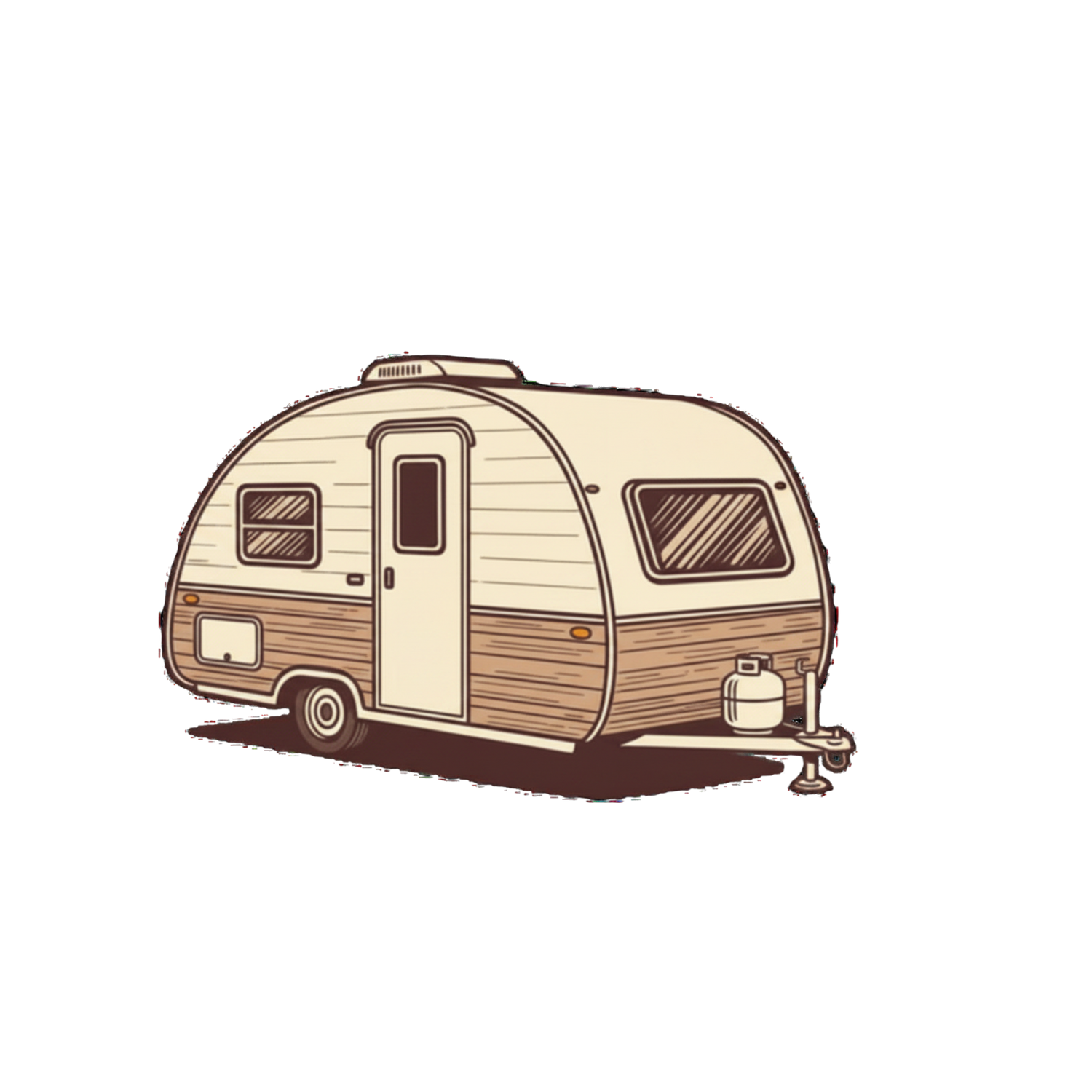 Vintage/Retro teardrop model camper