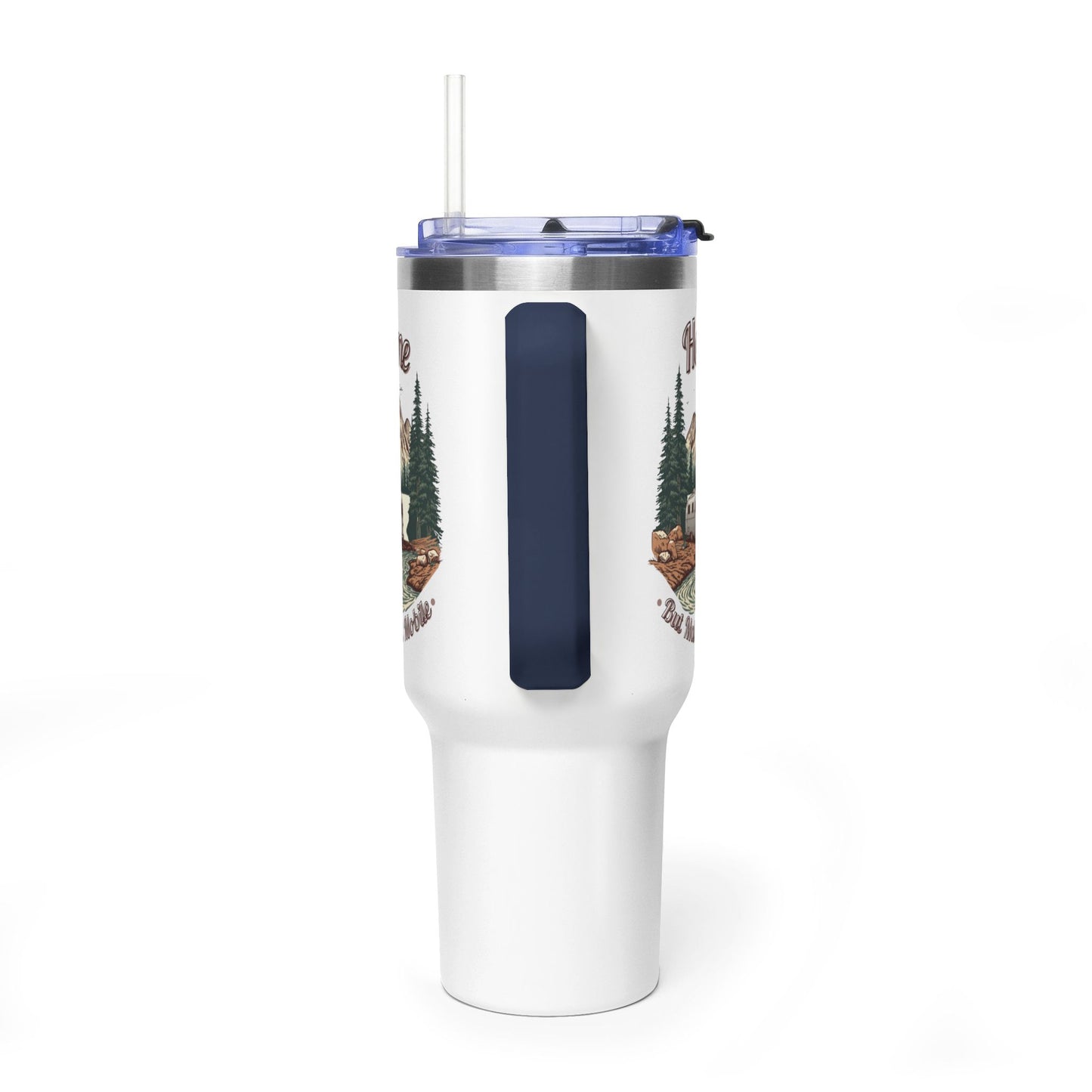 Home But Make It Mobile — Airstream 40oz Tumbler with Handle & Straw