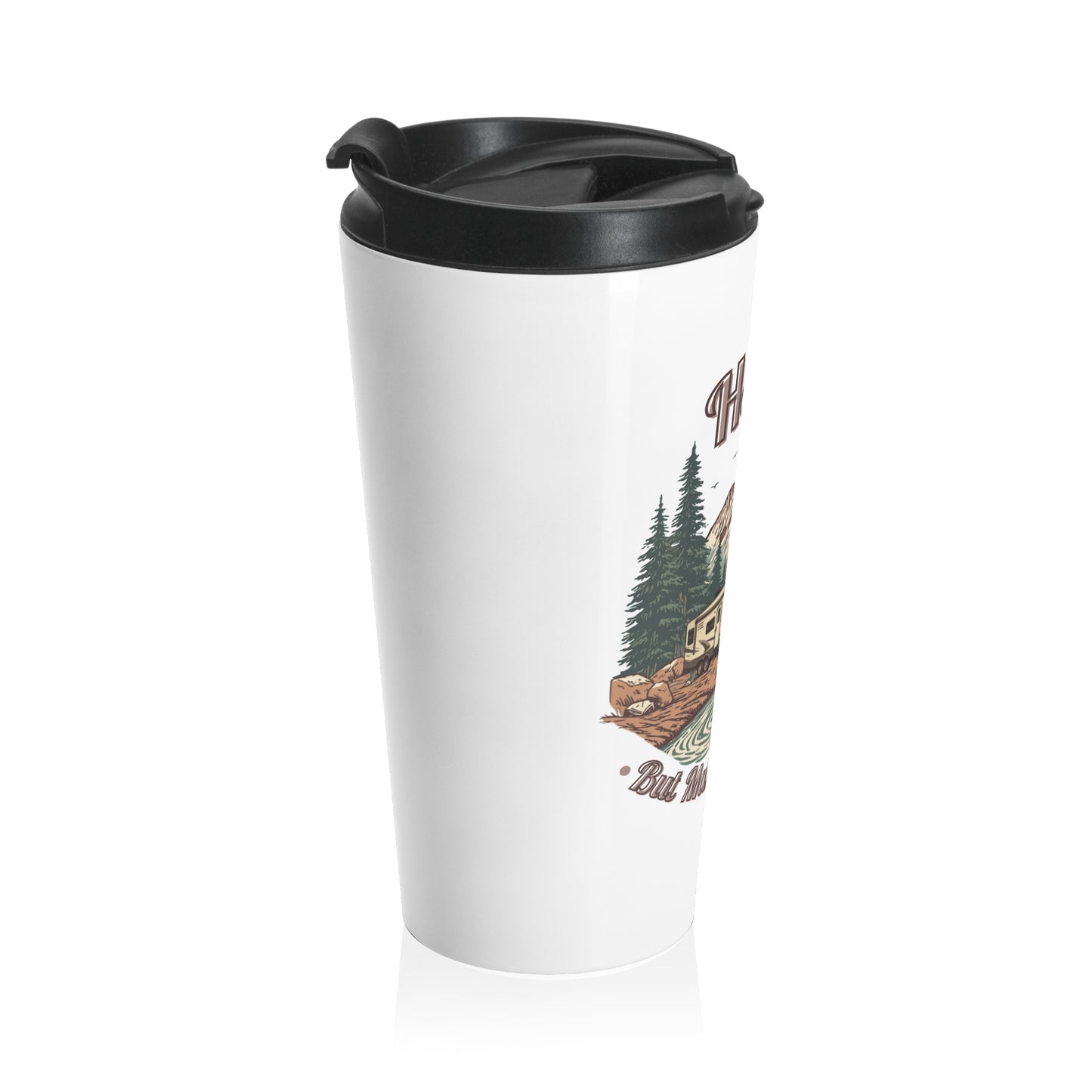 Travel Mug — 'Home But Make It Mobile' Modern 5th Wheel