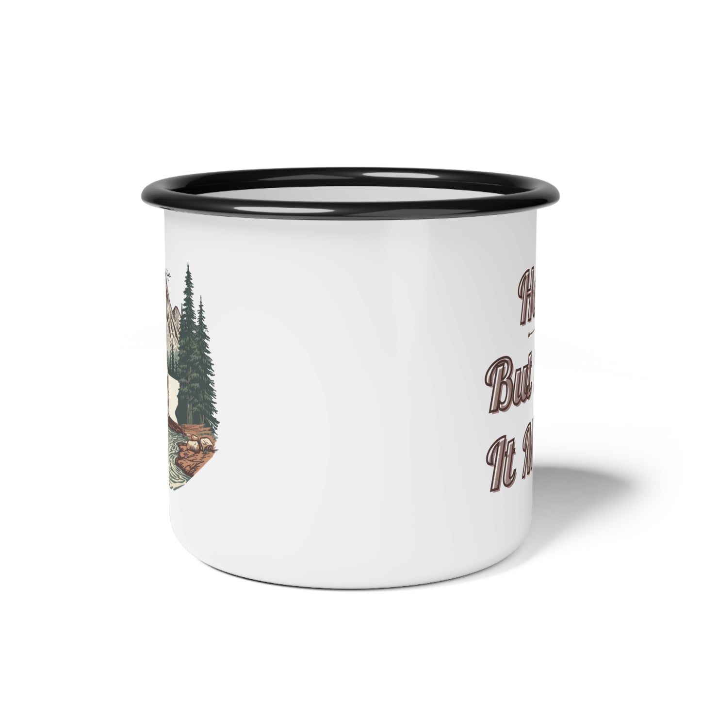 Home But Make It Mobile — Travel Trailer Enamel Camp Mug