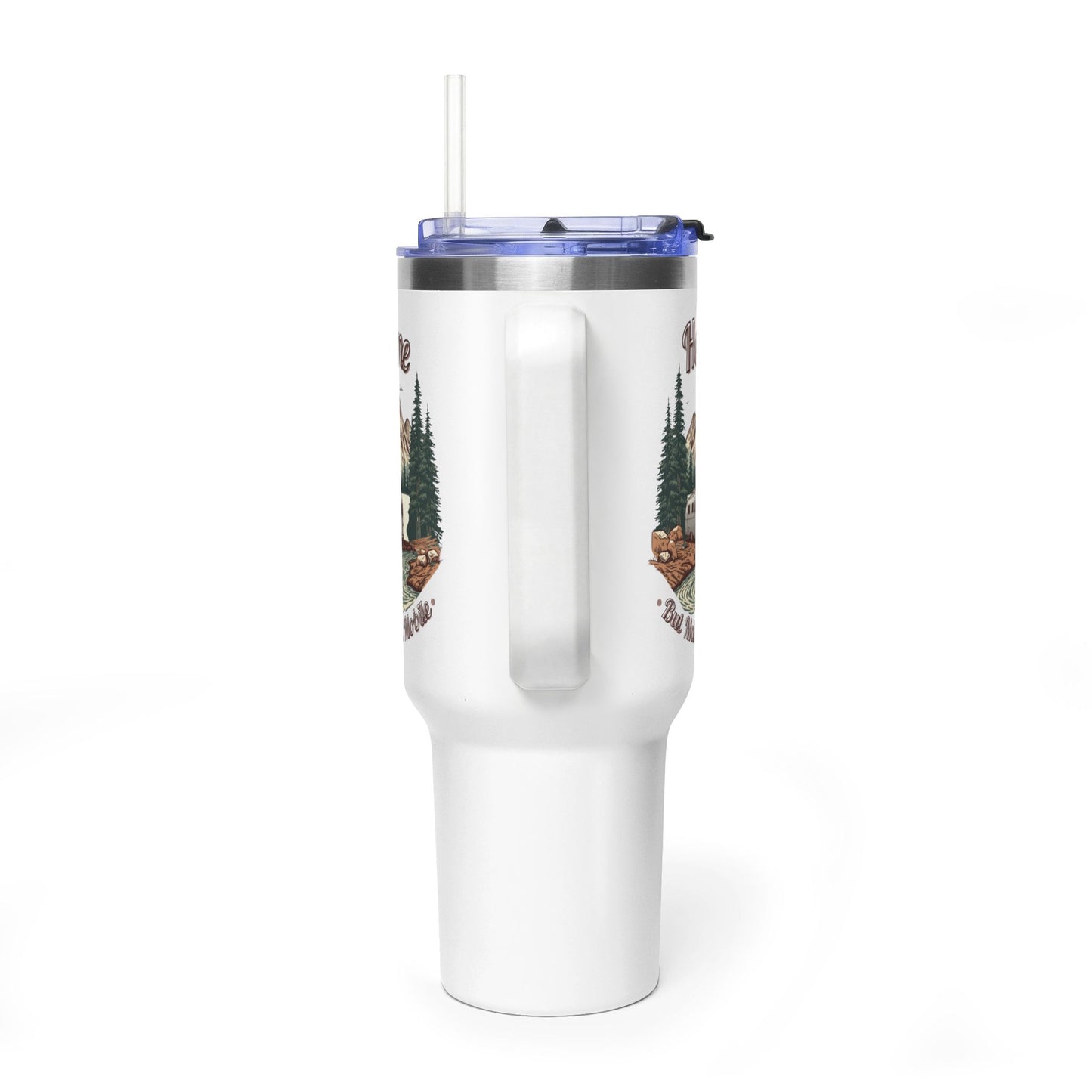 Home But Make It Mobile — Airstream 40oz Tumbler with Handle & Straw