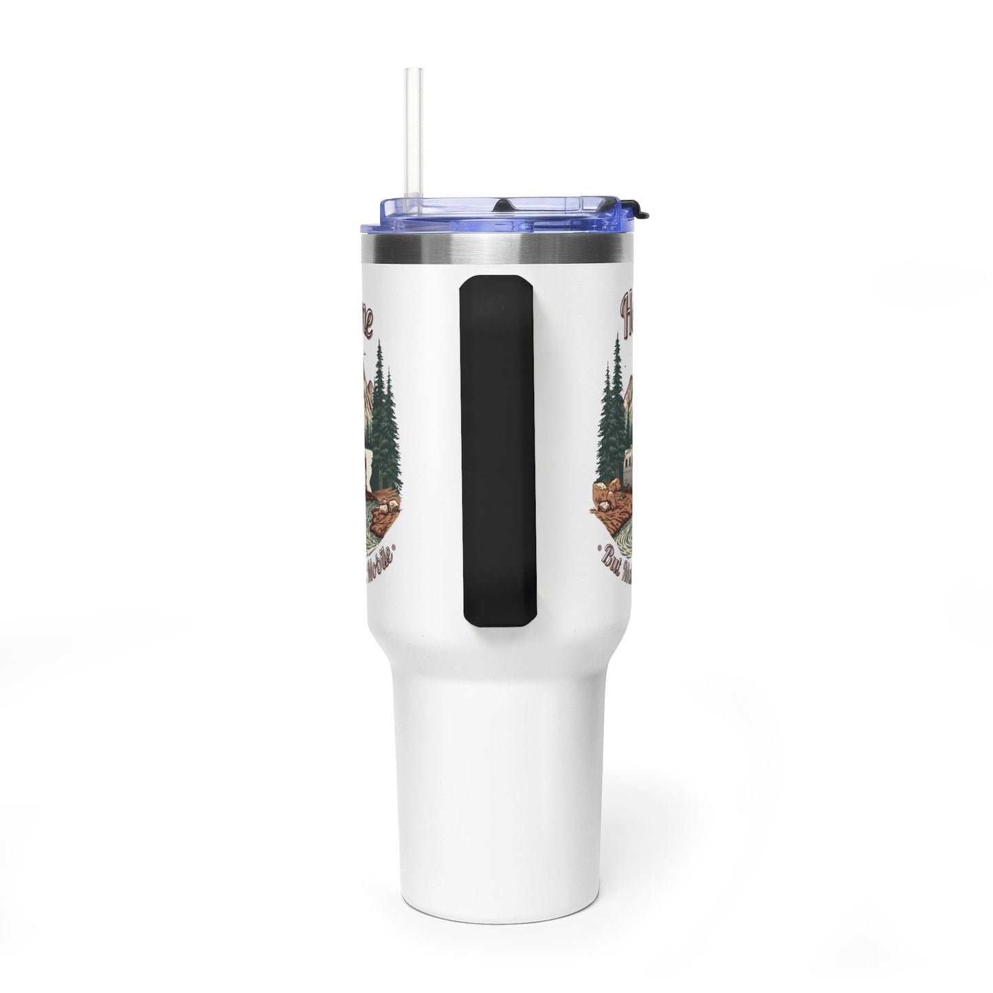 Home But Make It Mobile — Airstream 40oz Tumbler with Handle & Straw