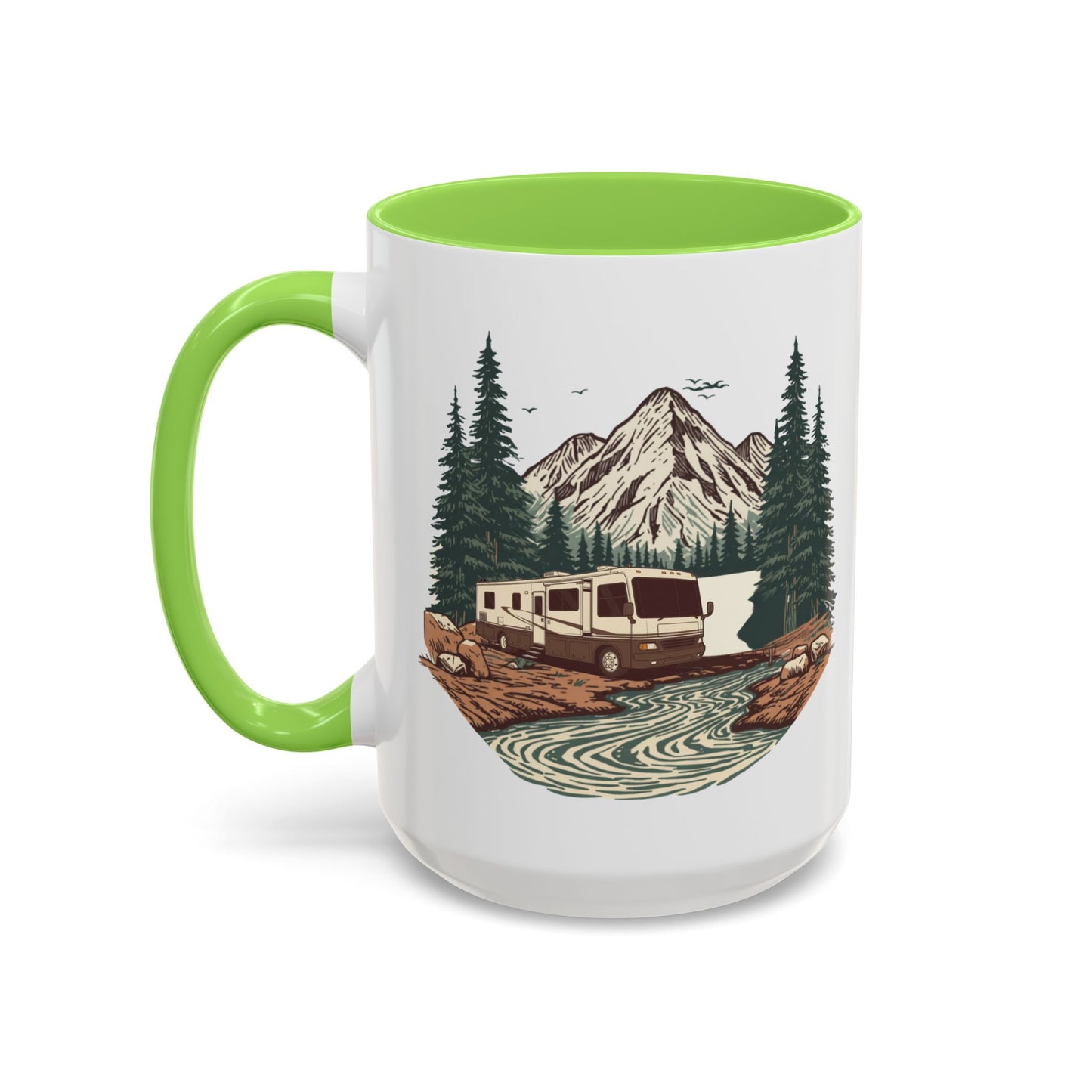 Home But Make It Mobile — Modern Class A Motorhome Ceramic Mug